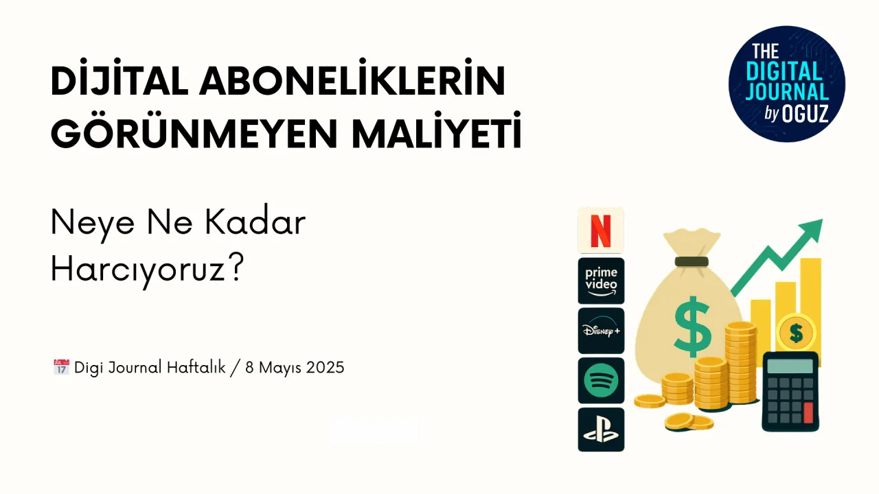 Dijital Aboneliklerin Görünmeyen Maliyeti: Neye Ne Kadar Harcıyoruz? – kapak görseli