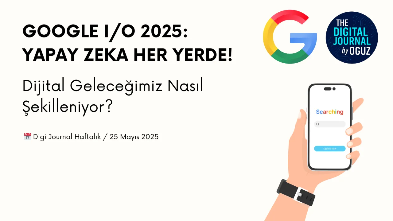 Google I/O 2025: Yapay Zeka Her Yerde! Dijital Geleceğimiz Nasıl Şekilleniyor? – kapak görseli