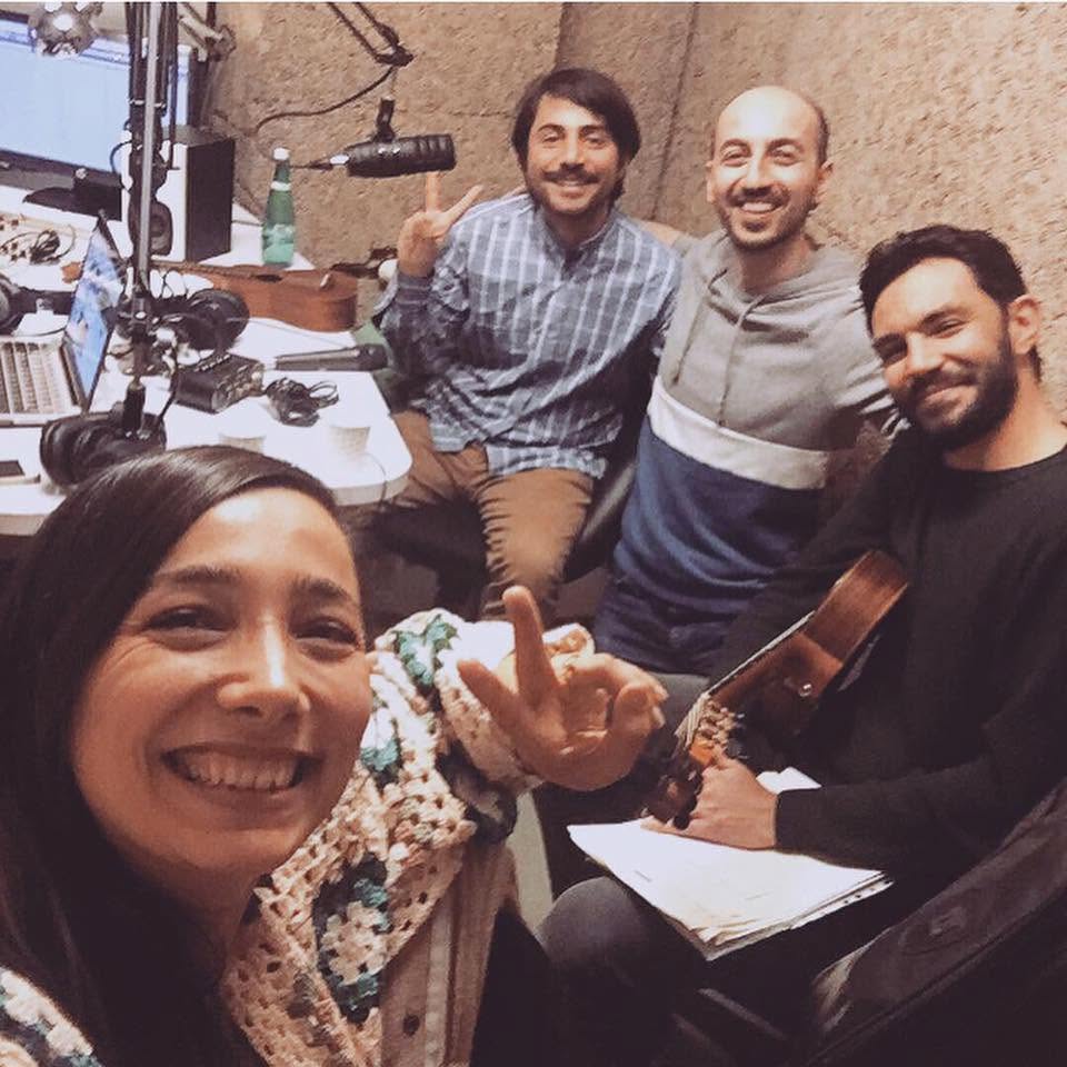 Radyo stüdyosundan bir kare